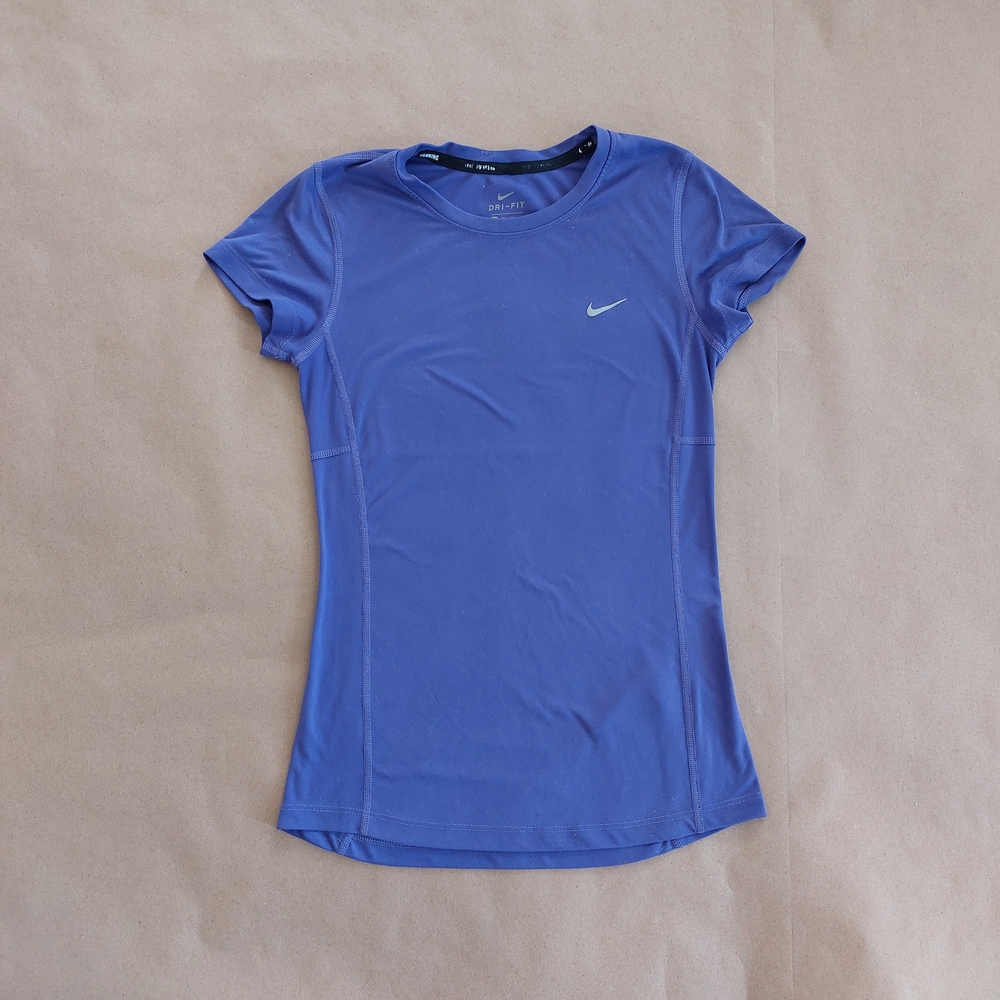 Nike Women's Purple Dri-Fit Running Top XS - Picture 4 of 8